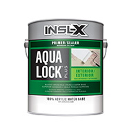 BREWSTER PAINT & DECORATING CENTER Aqua Lock Plus is a multipurpose, 100% acrylic, water-based primer/sealer for outstanding everyday stain blocking on a variety of surfaces. It adheres to interior and exterior surfaces and can be top-coated with latex or oil-based coatings.

Blocks tough stains
Provides a mold-resistant coating, including in high-humidity areas
Quick drying
Topcoat in 1 hourboom