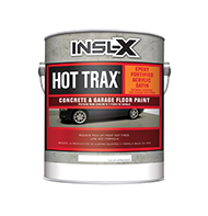 BREWSTER PAINT & DECORATING CENTER Hot Trax is a high-performance, ready-to-use, epoxy-fortified acrylic concrete and garage floor coating that resists hot tire pick-up and marring common to driveways and garage floors. Hot Trax seals and protects concrete from chemicals, water, oil, and grease. This durable, low-satin finish resists cracking and can also be used on exterior concrete, masonry, stucco, cinder block, and brick.

Low-VOC
Resists hot tire pick-up
Interior or exterior use
Recoat in 24 hours
Park vehicles in 5-7 days
Qualifies for LEED creditboom