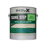 BREWSTER PAINT & DECORATING CENTER Sure Step Acrylic Anti-Slip Coating provides a durable, skid-resistant finish for interior or exterior application. Imparts excellent color retention, abrasion resistance, and resistance to ponding water. Sure Step is water-reduced which allows for fast drying, easy application, and easy clean up.

High traffic resistance
Ideal for stairs, walkways, patios & more
Fast drying
Durable
Easy application
Interior/Exterior use
Fills and seals cracksboom
